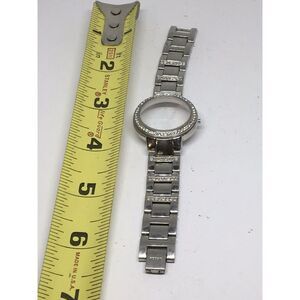 Fossil Stainless Steel Parts Links Band 18mm Case W/ Crystal Clasp Silver V929